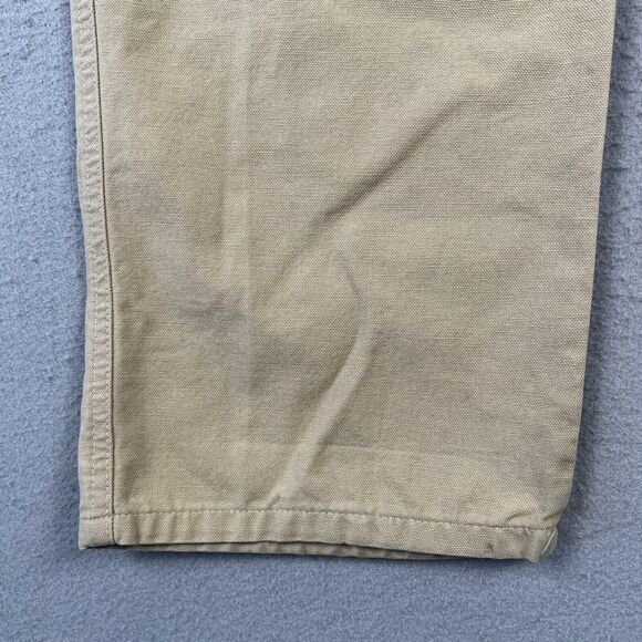 Patagonia Canvas Pants Women’s‎ 10 Beige Straight Leg High Rise Trousers - Picture 7 of 16